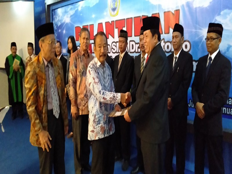 Pelantikan Pejabat struktural SMA Dr. Soetomo Masa jabatan 2019-2023