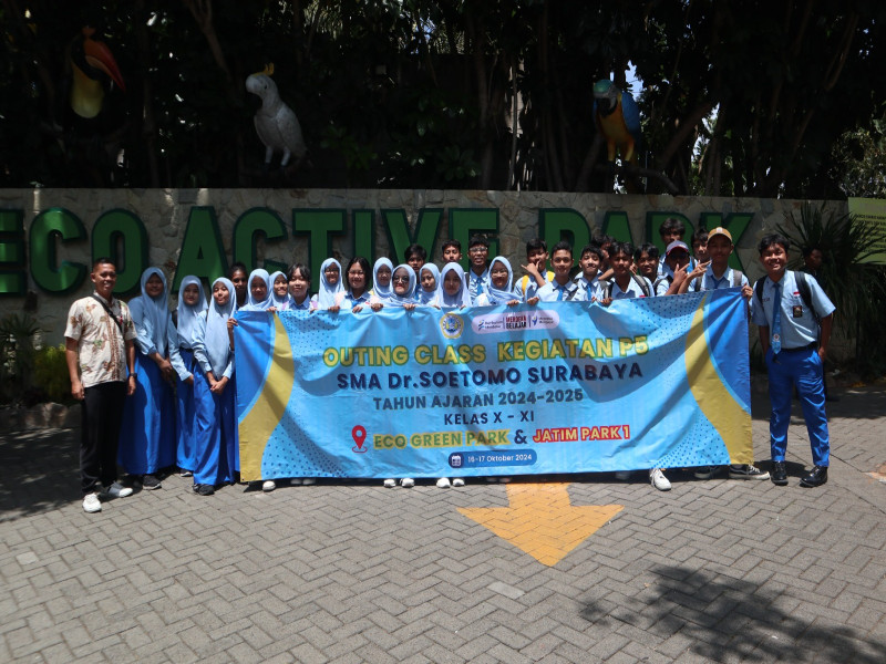 Kegiatan Outing Class Pada Pembelajaran Projek P5 SMA Dr.SOETOMO Surabaya Tahun Ajaran 2024/2025 kelas X